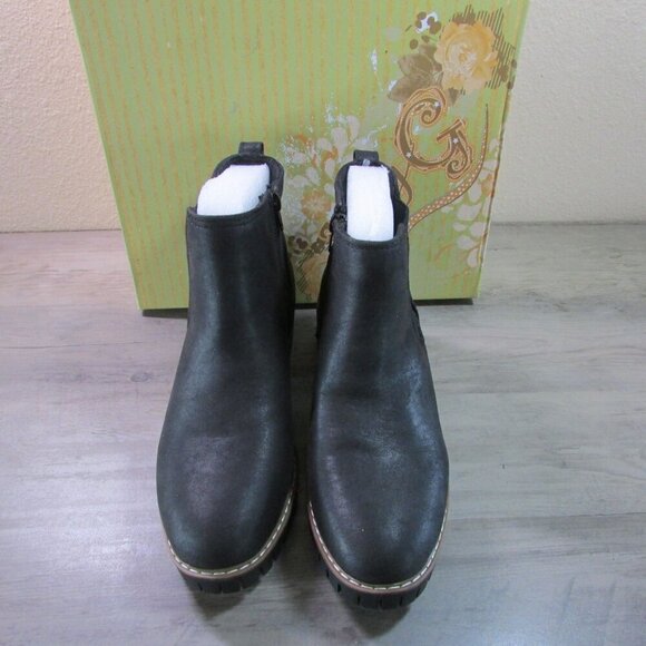 Very G Women's Pasadena Chelsea Ankle Boots Black - Picture 3 of 5